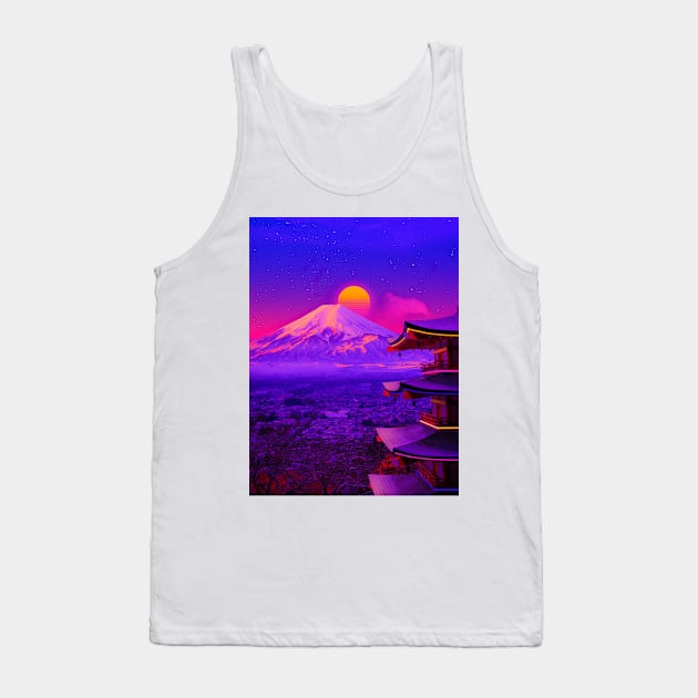 Fuji Castle Tank Top by funglazie